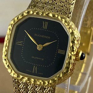 Fabulous Swiss Bucherer Gold Watch